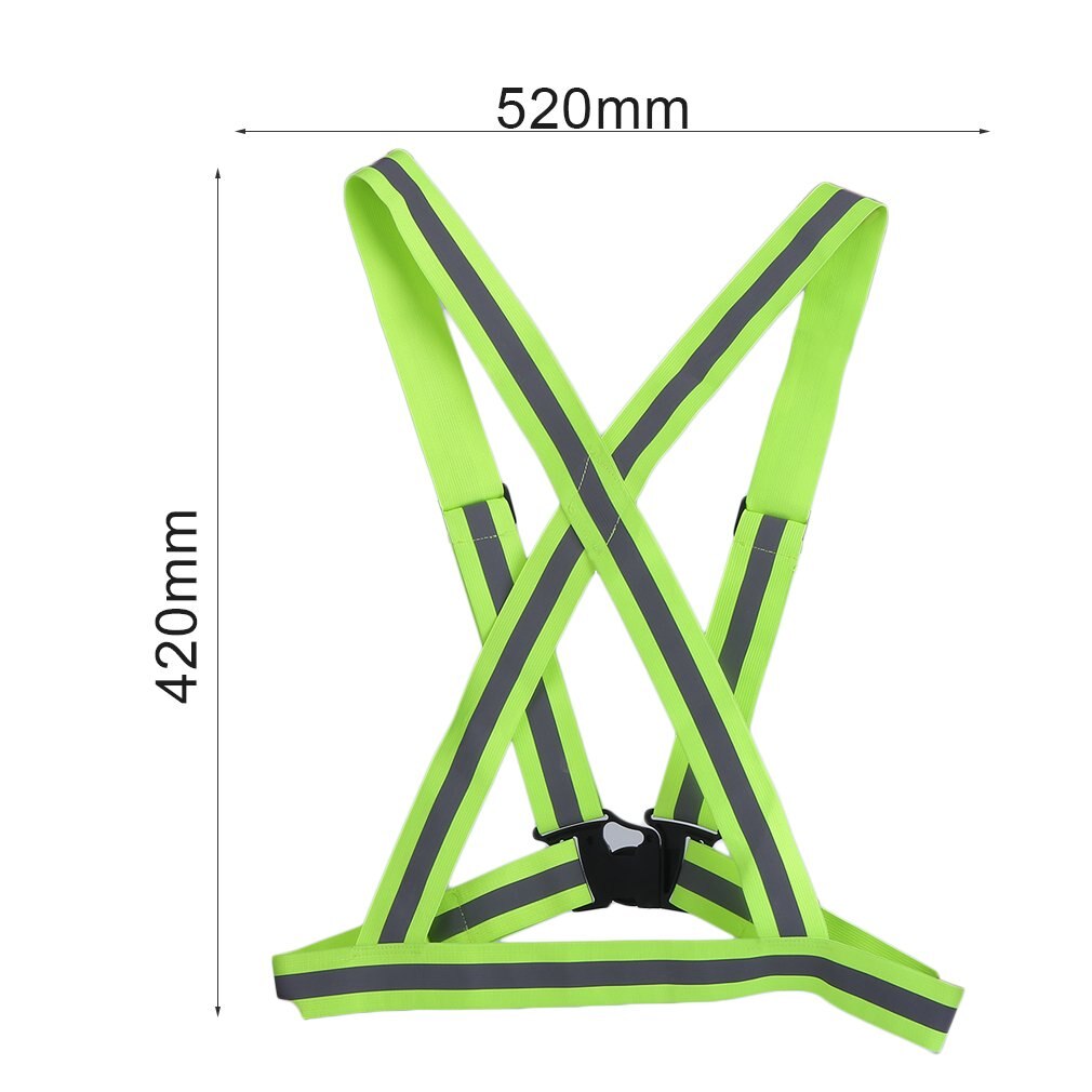 Destaque Cintas Refletivas Segurança Trabalho Noturno Correr Ciclismo Segurança Colete Refletivo Jaqueta Refletiva de Alta Visibilidade