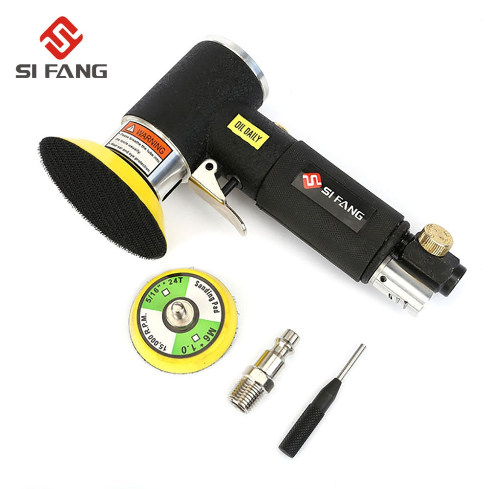 Nova Orbital: Air Sander Mini Pneumática 1 "/2"/3" conjunto de máquina de moagem para polimento de carro polidor de alta velocidade a ar ferramenta pneumática