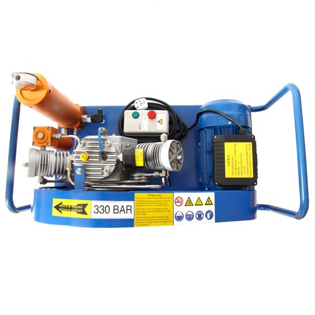 Bomba de ar elétrica portátil compressor de mergulho de ar respirável de alta pressão 300bar para venda