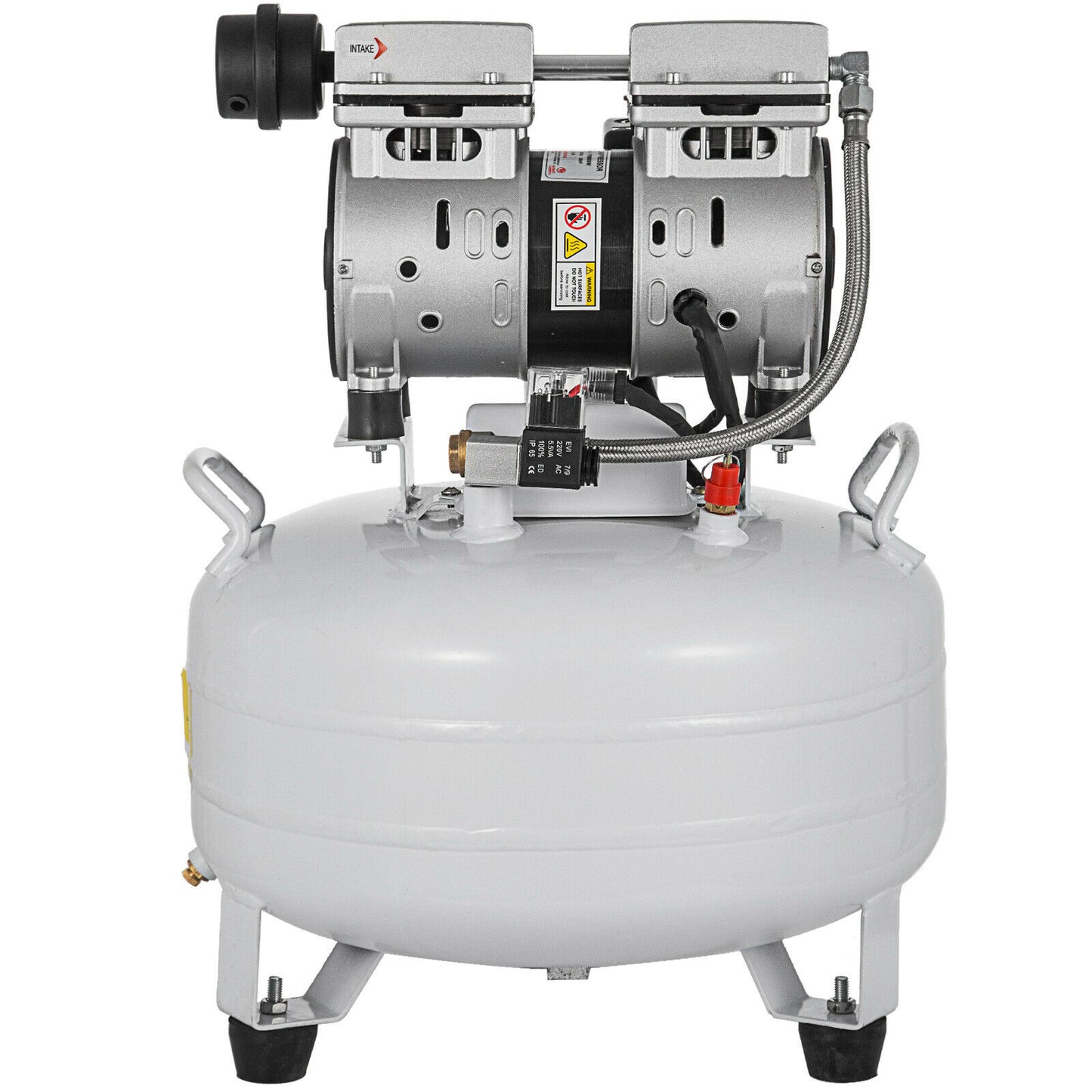 Compressor de Ar Sem Óleo 0.75HP 48dB 110L/min 550W Precisão 25L Silencioso Clínica Médica Odontológica