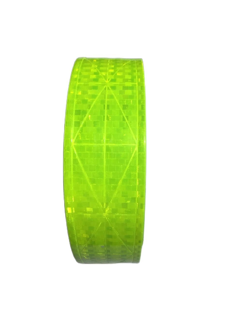 Fita reflexiva de PVC acessórios de vestuário de segurança reflexiva tira de PVC costura para vestuário 5 CM * 5 M