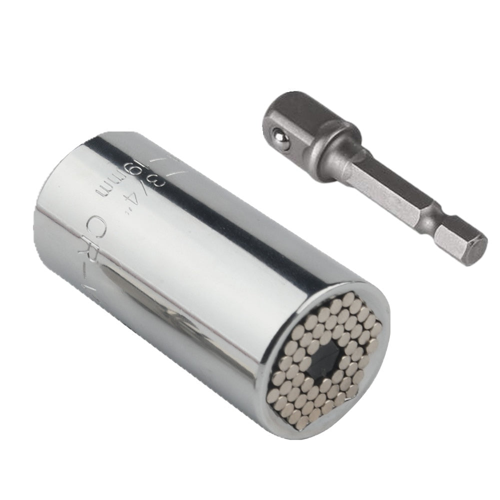 Chave de torque universal conjunto de chave de boca soquete 7-19mm furadeira elétrica catraca bucha chave chave mágica multi ferramentas manuais