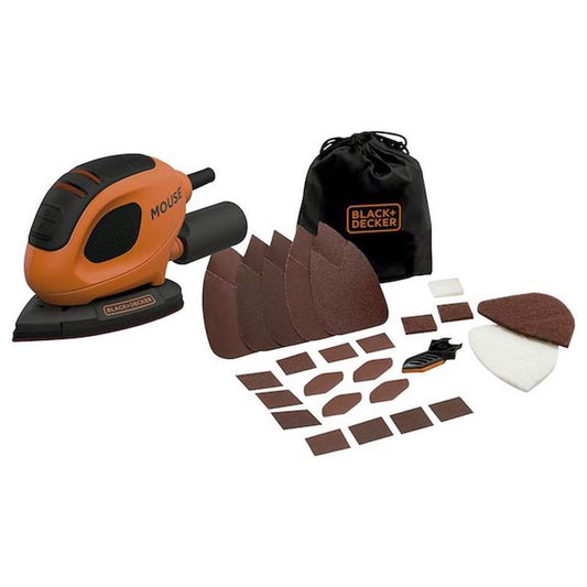 Lixadora Orbital "Mouse" c/ 15 Ace. Black&Decker BEW230BC-QS