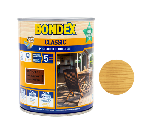 Protetor classic Bondex incolor acetinado, Lata 750ml