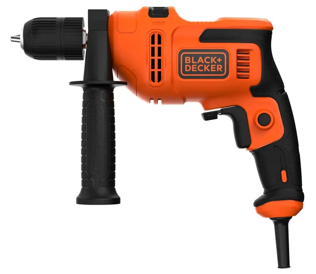 Berbequim percutor com fio 500 w Black + Decker BEH200-QS