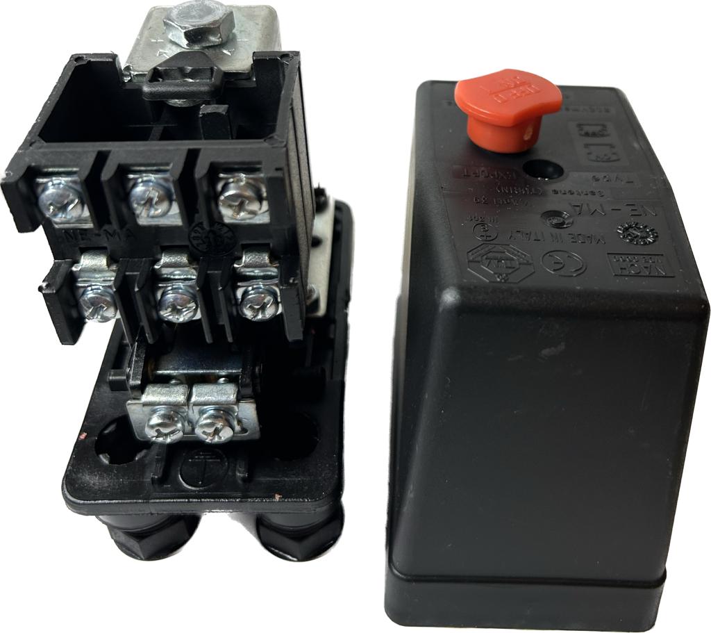 Pressostato para compressor de ar 380 v 175 psi