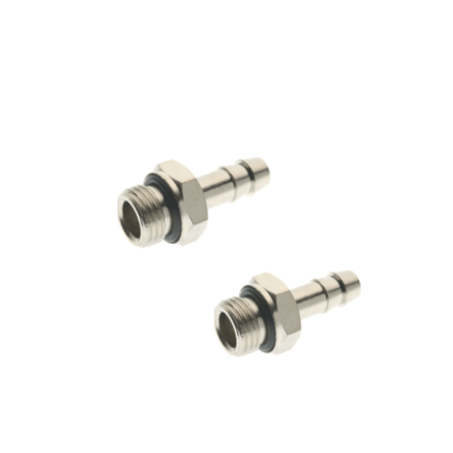 KIT COM 2 ADAPTADORES  ESPIGA TUB 7 ROSCA  1/4 COM ANEL DE VEDAÇÃO