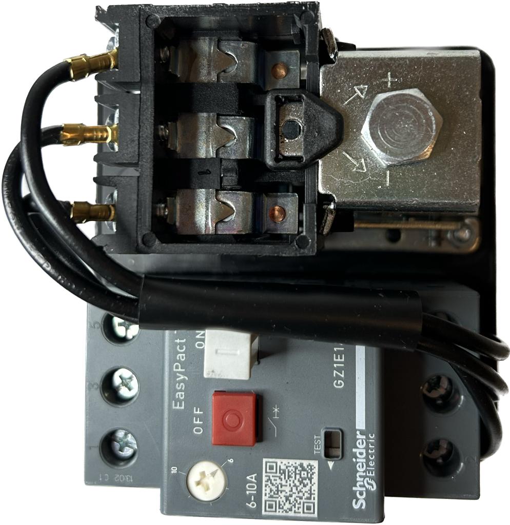 Pressostato para compressor de ar  Industrial Trifásico 380V com proteção para o motor