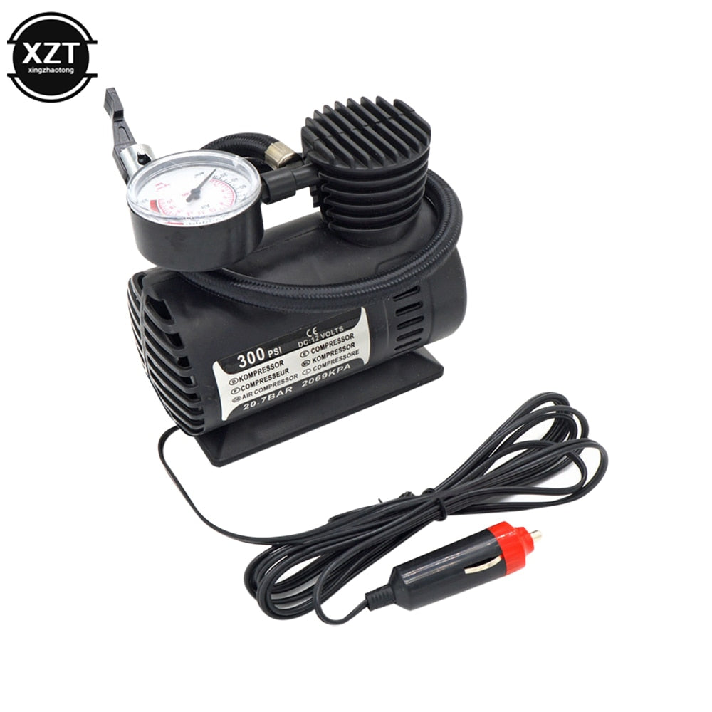 Portátil Compressor De Ar Do Carro Bomba De Inflação De Pneu