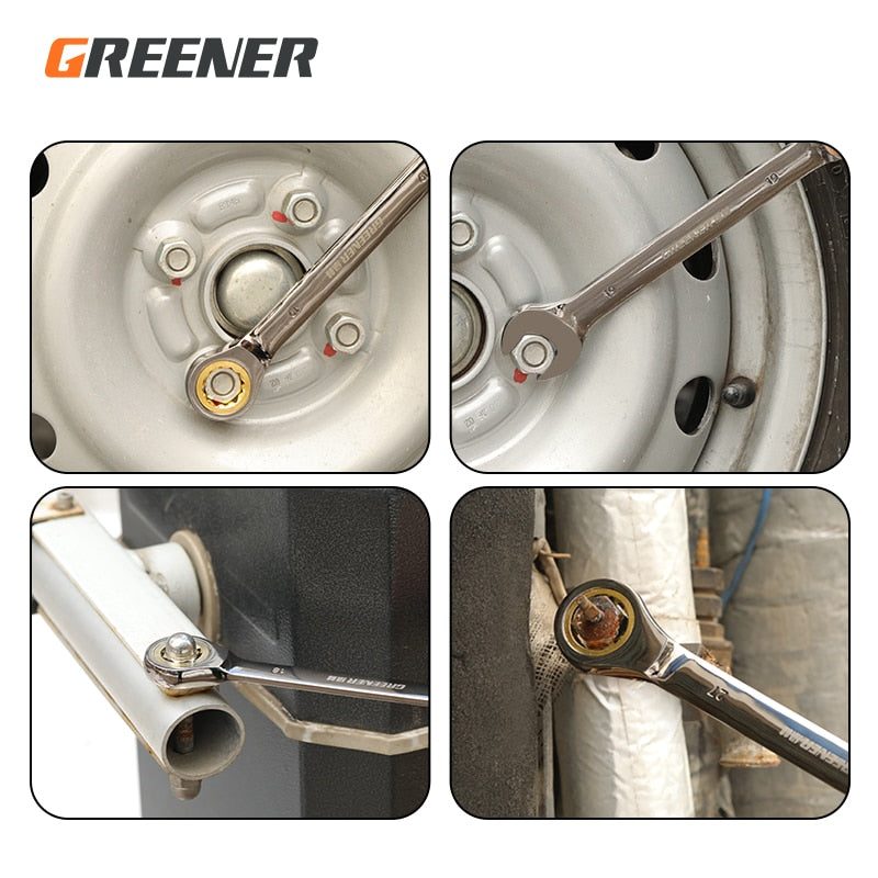 Chave Torx Universal GREENER Torque Ajustável 8-32mm Chave de Catraca