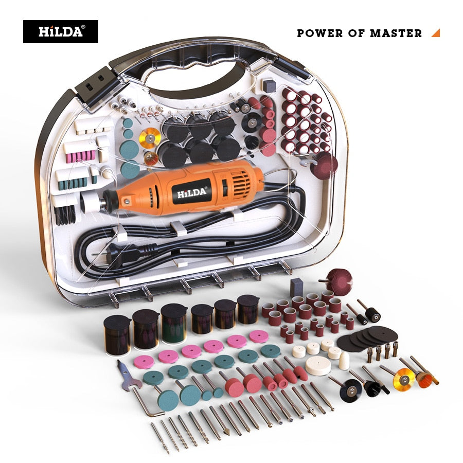 HILDA mini furadeira elétrica moedor caneta gravura mini furadeira elétrica ferramenta rotativa acessórios para máquina de moagem