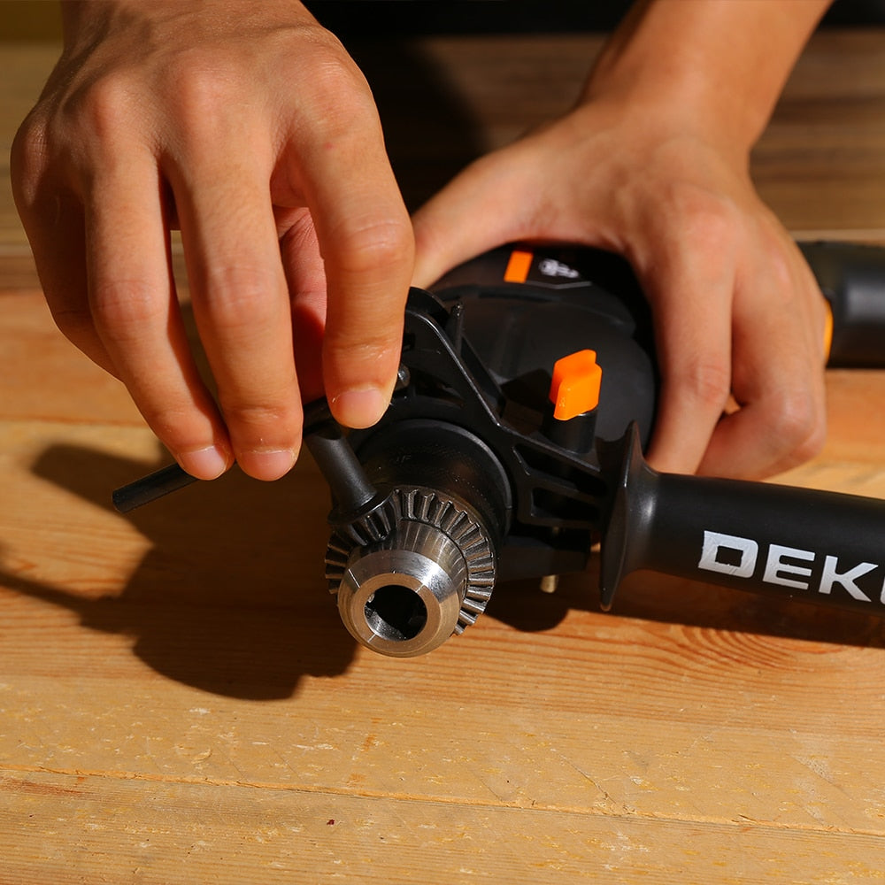 DEKO 220 Barbequim  Elétrica 2 Funções Elétrica Furadeira de Martelo Rotativo Ferramentas Elétricas (Série DKIDZ)