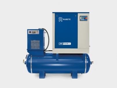 Compressor Parafuso 10HP 290Lt Reserv. + Secador Rubete EVO2-7.5-10R3S