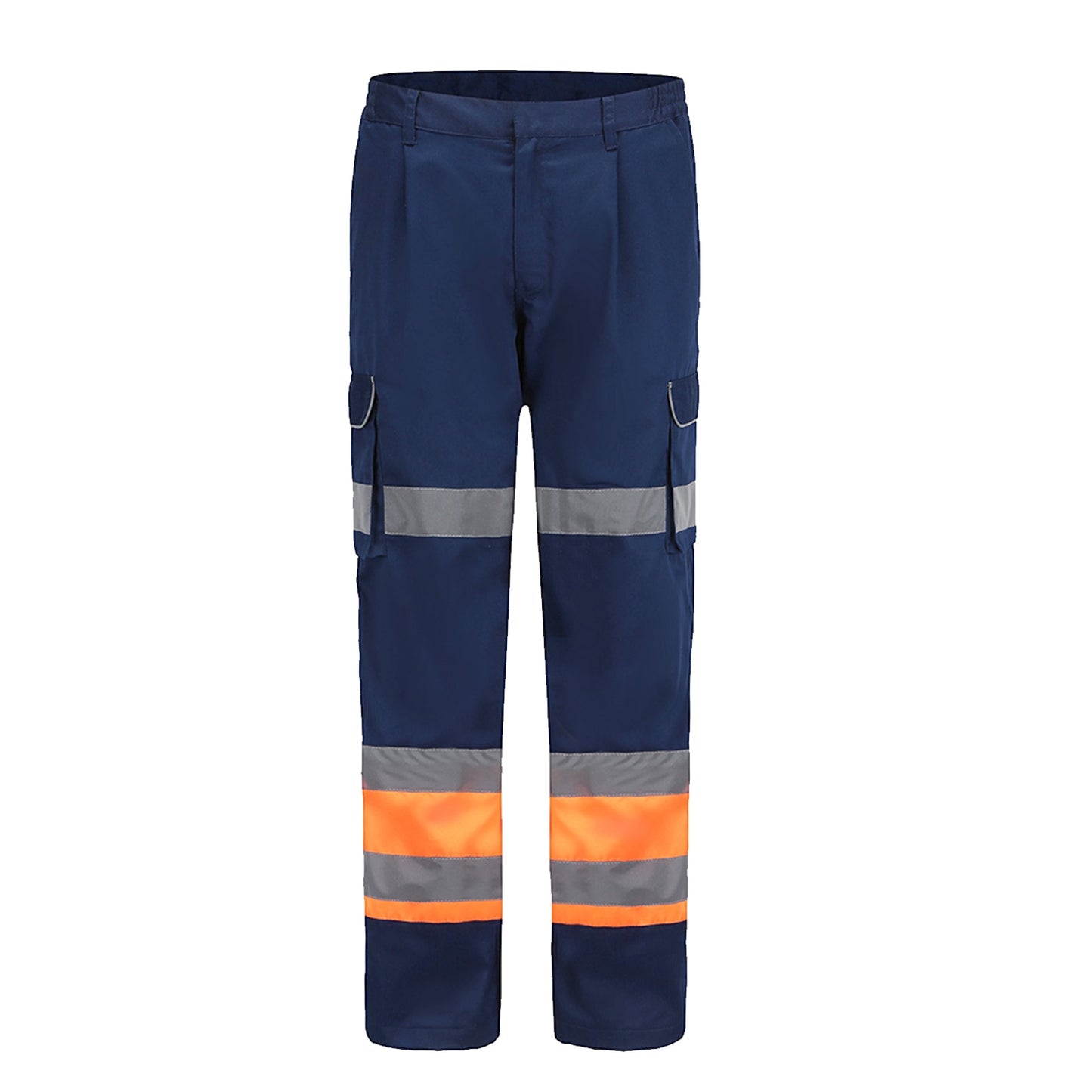 Calças refletivas de Alta Resistência AYKRM hivis Bolsos funcionais Calças de segurança resistentes ao desgaste Inverno Trabalho Moda Cor 5XL