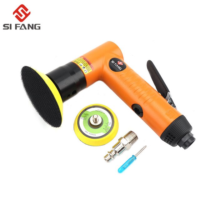 Nova Orbital:  Air Sander Mini Pneumática 1 "/2"/3" conjunto de máquina de moagem para polimento de carro polidor de alta velocidade a ar ferramenta pneumática