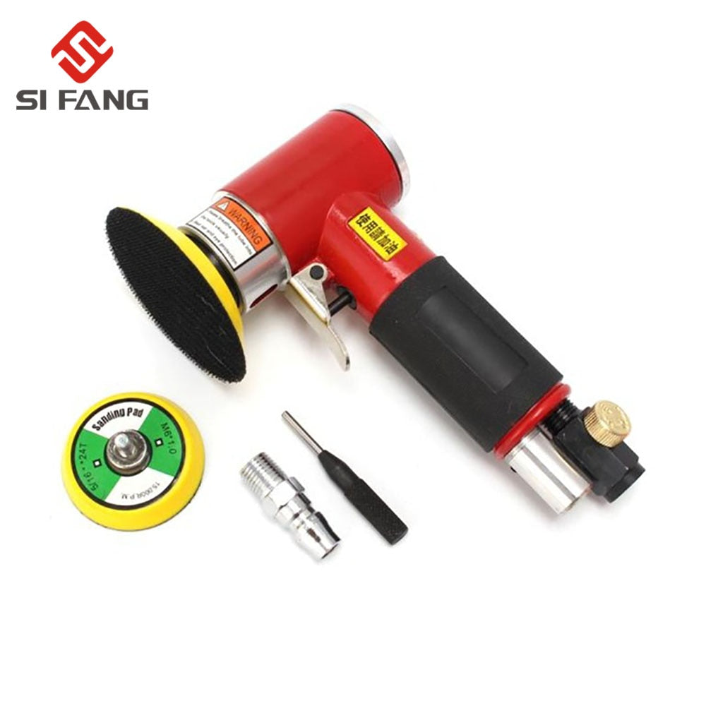 Nova Orbital:  Air Sander Mini Pneumática 1 "/2"/3" conjunto de máquina de moagem para polimento de carro polidor de alta velocidade a ar ferramenta pneumática