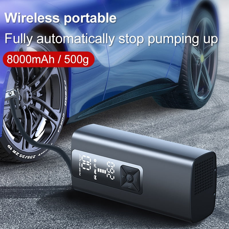 Compressor de ar 8000m 12V 150PSI  Wireless Portatil  Manstec