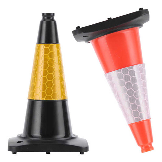 Cone Barricadas Sinal De Aviso Refletivo Cone De Tráfego Instalações De Tráfego Para HSP RC Peças Modelo De Carro Acessórios