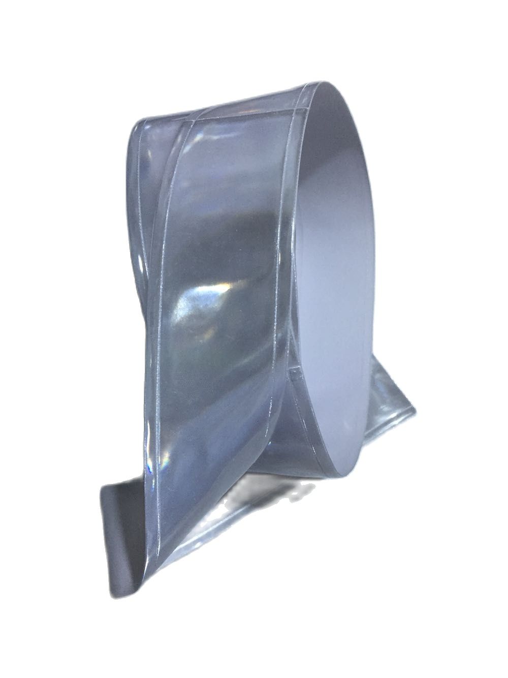 Fita reflexiva de PVC acessórios de vestuário de segurança reflexiva tira de PVC costura para vestuário 5 CM * 5 M