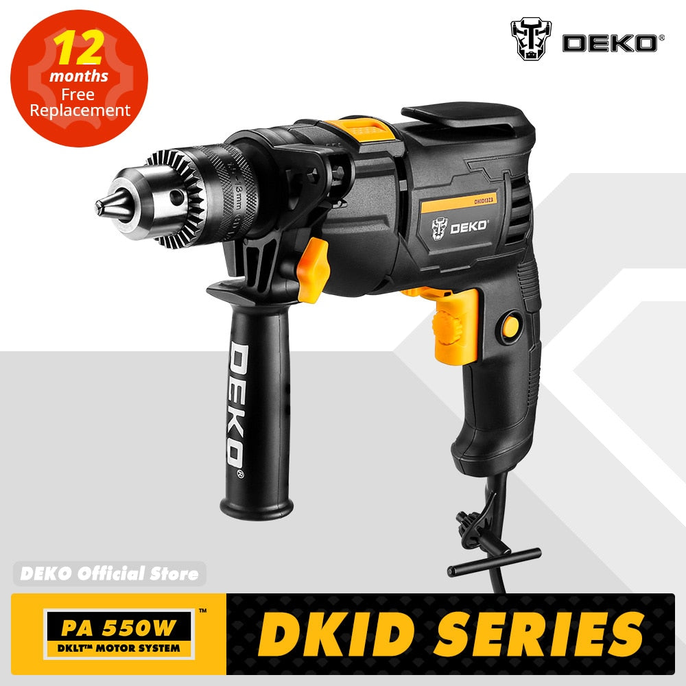 DEKO 220 Barbequim  Elétrica 2 Funções Elétrica Furadeira de Martelo Rotativo Ferramentas Elétricas (Série DKIDZ)