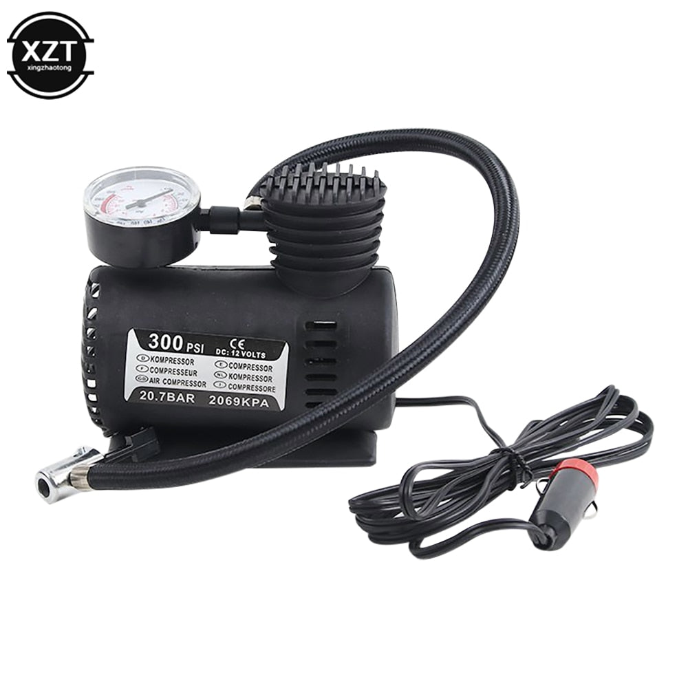 Portátil Compressor De Ar Do Carro Bomba De Inflação De Pneu