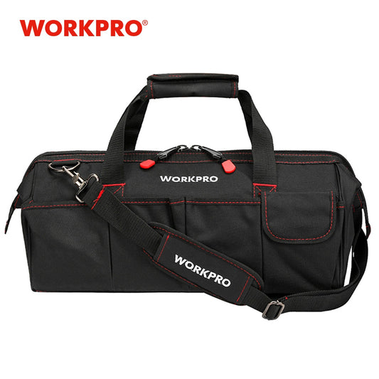 Bolsa de ferramentas WORKPRO, bolsa  à prova d'água multifuncional organizador de ferramentas de lona para instalação de reparos HVAC